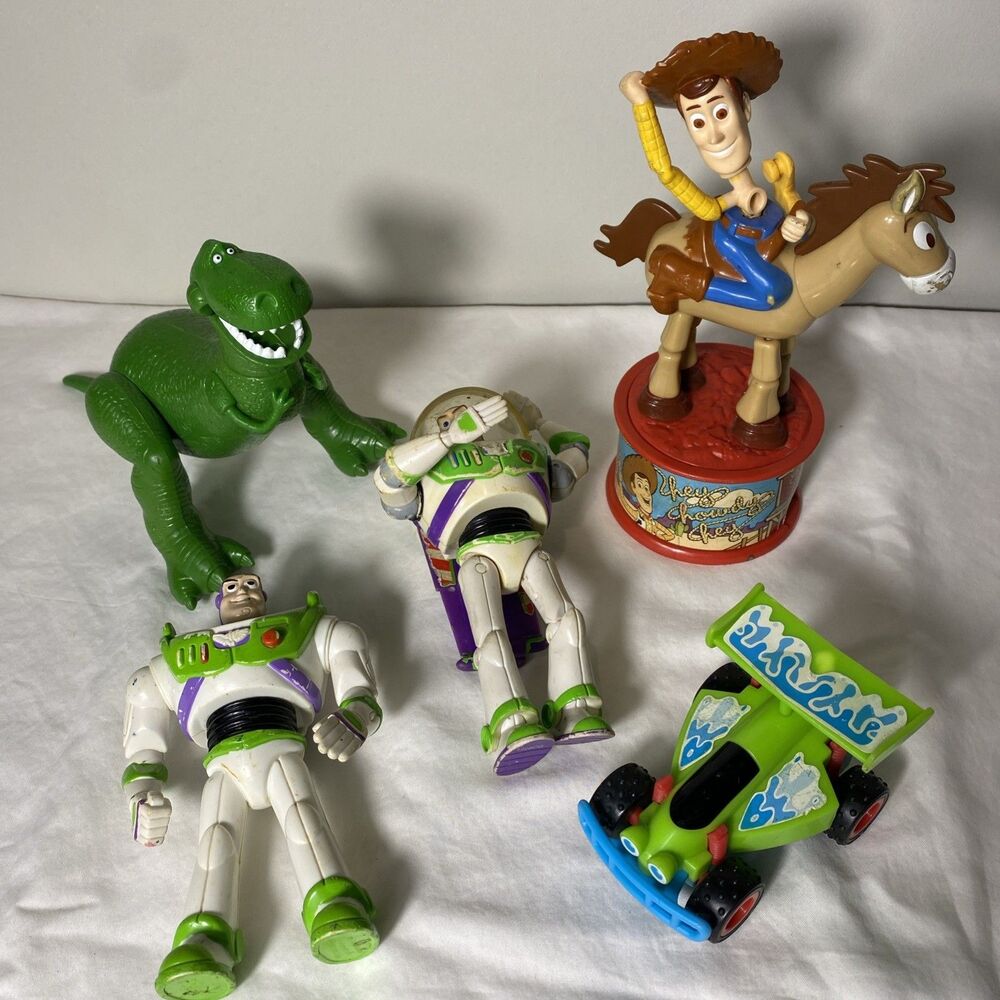 Toy Story Lot with Multiple Characters 5 pieces some flaws collectors